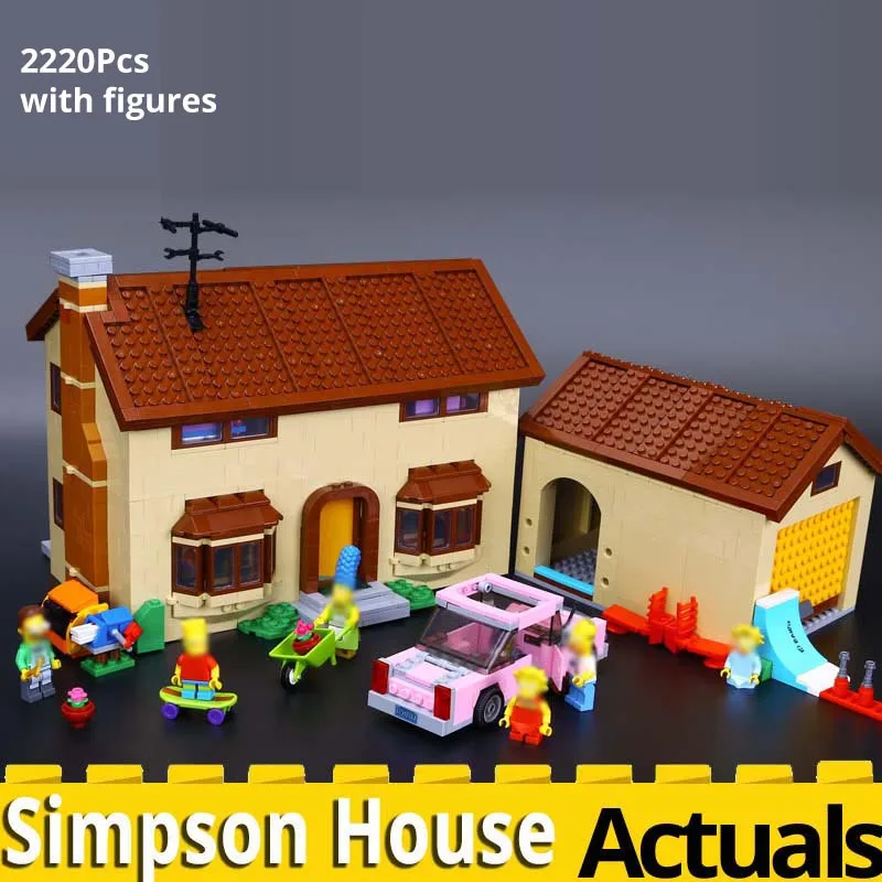 

NEW KING 83005 Compatible Legoinglys friends simpsonslys house Diy model Building Blocks construction Toys birthday Christmas