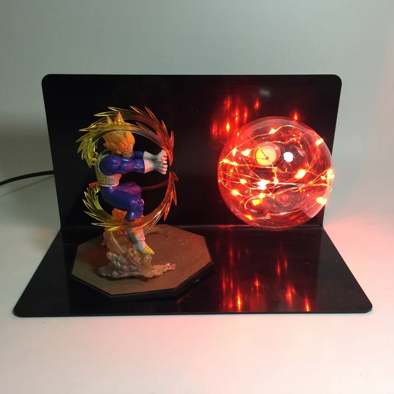 Аниме Dragon Ball Sun Wukong Garage Kit Креативный светодиодный светильник Настольная лампа для защиты глаз светящаяся игрушка креативный Сияющий