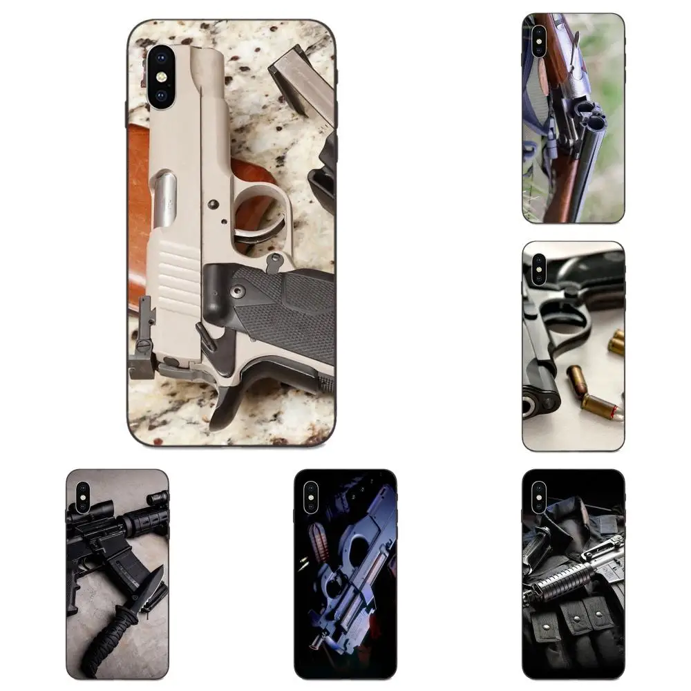 ТПУ Мода агент шкаф Винтовки Пистолеты ножи для Xiaomi mi x Max Note 2 2S 3 5X6 6X8 9T SE A1 A2 A3 CC9e Lite
