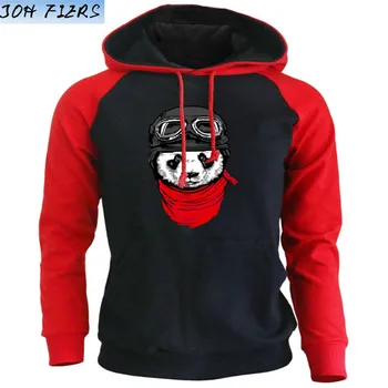 

New Fashion Hoody For Men Autumn Winter Fleece Sweatshirts Print Animal Panda Cray Hipster Punk Tracksuit Streetwear Hoodie
