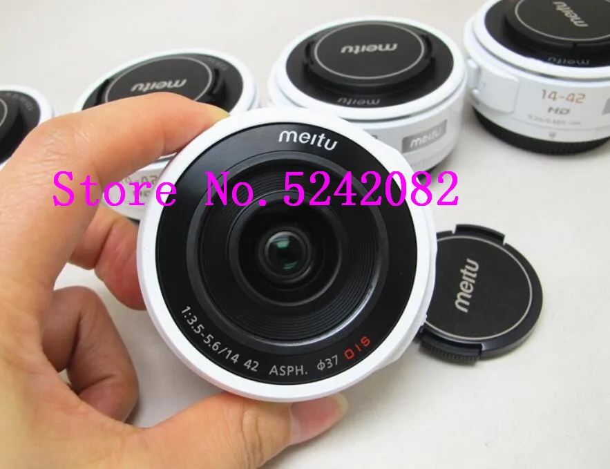 Meitu 14-42 F3.5-5.6 ASPH OIS Zoom объектив для Panasonic для Olympus Micro 4/3 SLR камера 14-42 мм GF3 GH4 GF9