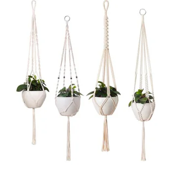 

Spot Plant Hanger Indoor Outdoor Hanging Planter Basket Rope Decorative Flower Pot Holder QP2