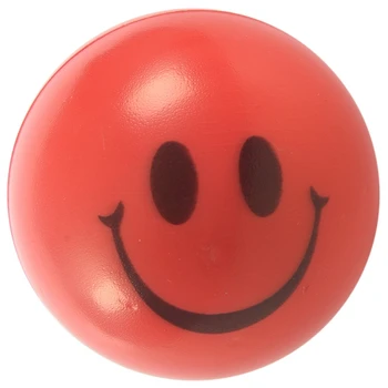 

10x bouncy ball Anti-Stress Ball Crunch Ball Relaxing Ball hand exerciser Finger Trainer Smiley Face Relief Squeeze Ball Happy F