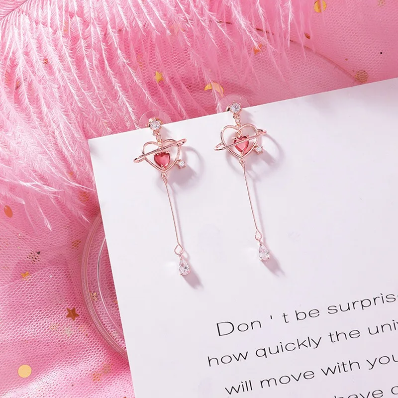 Kawaii Twinkle Heart Starry Earrings - Limited Edition