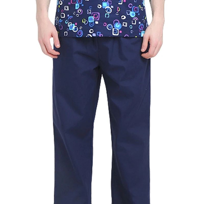 Trousers men Горячая медицинская форма Больничная рабочая одежда с короткими рукавами медицинская униформа для медсестры рабочая одежда для медсестры скрабы костюм Клиническая форма - Цвет: Trousers men