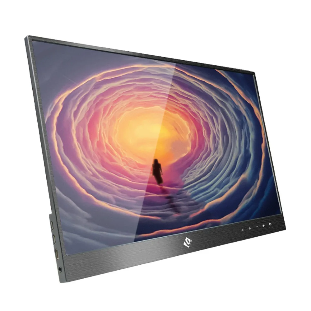 

Portable Monitor 1920x1080 HD IPS 13.3 Inch Display Computer LED Monitor with Leather Case for PS4/Xbox/Phone Tablet Laptop