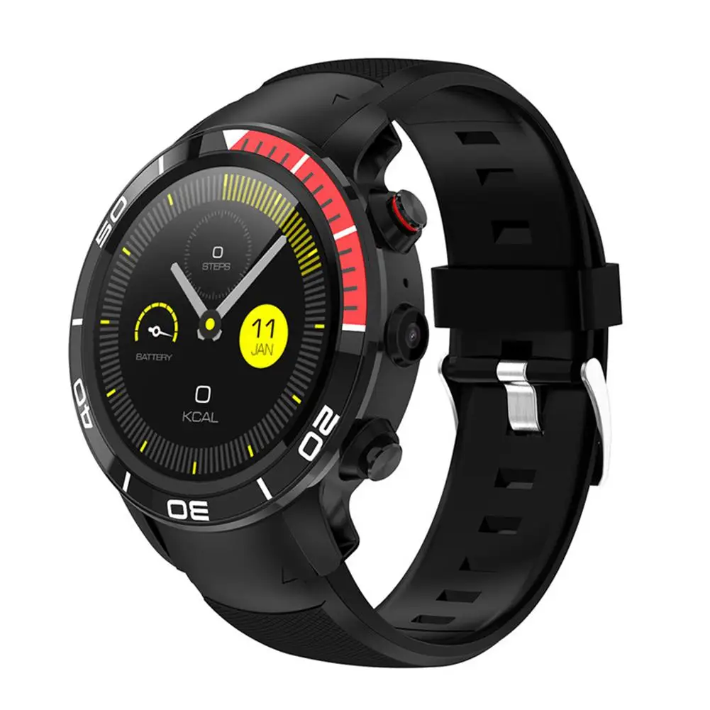 Hobbylan H8 gps часы Android система вызова Часы Поддерживает SIM Смарт часы - Цвет: red