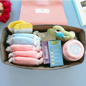 

Baby Diaper Bag Portable Stroller Pram Nappy Changing Organizer Insert Storage Bag Insulated Bag Baby Bags for Mom