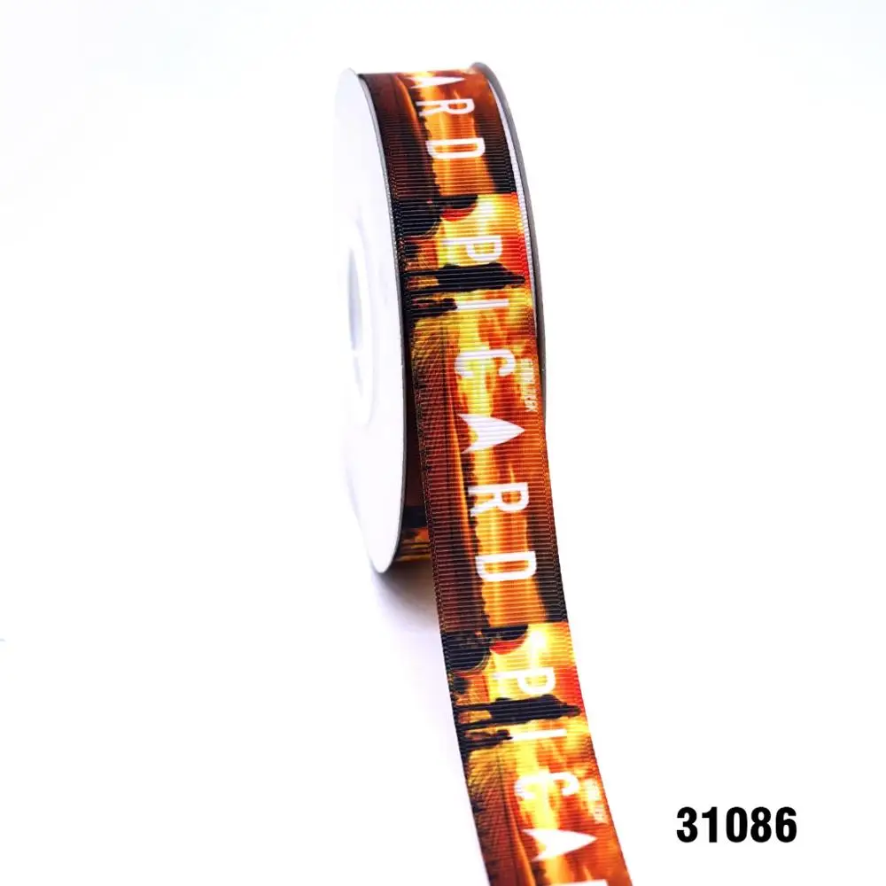 31086 DIY craft supplies cartoon character printed grosgrain ribbon, satin ribbon 50 yards. 31086 - Цвет: 31086