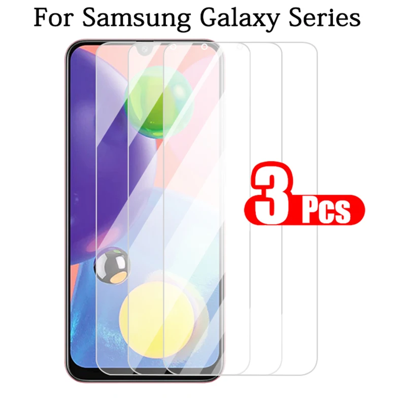 Защитное стекло закаленное для Samsung Galaxy A70S A10S A20S A30S A50S 3 шт.|Защитные стёкла и