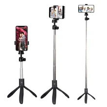 Селфи палка штатив держатель телефона портативный с Bluetooth беспроводной пульт дистанционного спуска затвора FKU66