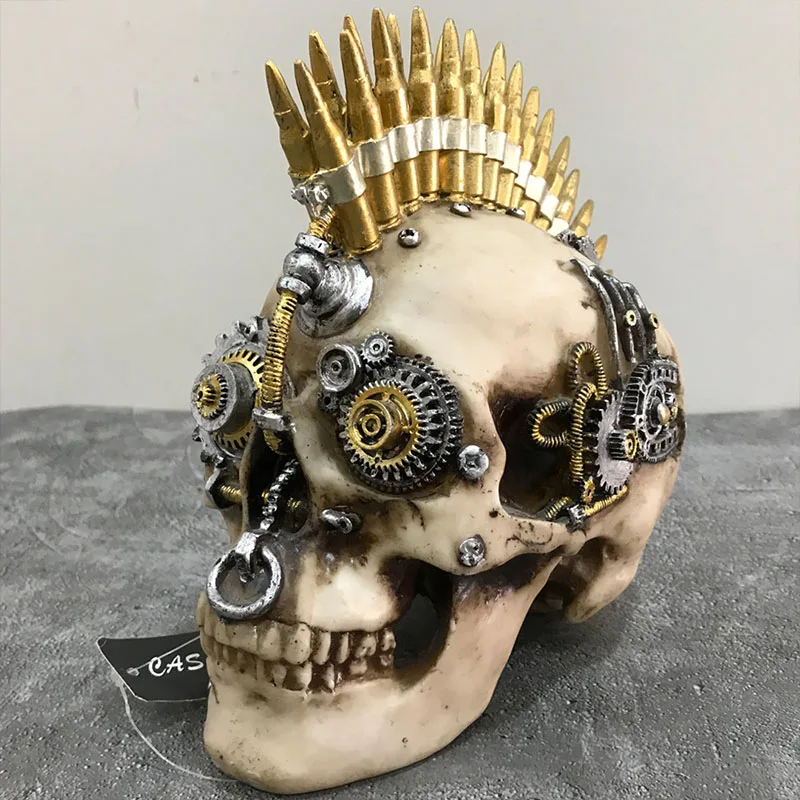 Whoelsale Statues Sculptures Resin Halloween Home Decor Decorative Craft Skull Miniature Model Showcase Decoration Figurines | Дом и сад
