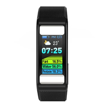 

Toleda T9 body fat monitor health band watch hot sale fitness trcker heart rate woman watches electronics gadgets and gifts