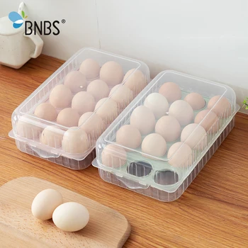 

Kitchen Egg Storage Box Eggs Organizer Kitchen Supplies Plastic Egg Container Refrigerator Organizers Fresh-keeping Box