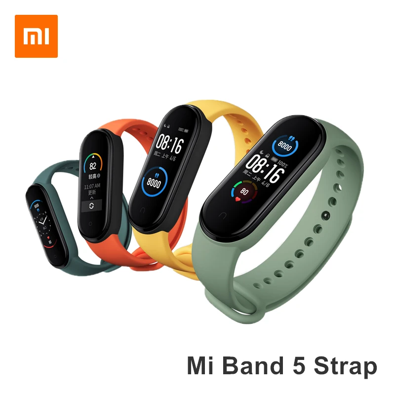 

Original Xiaomi Mi Band 5 Strap Wrist Bracelet Compatible with Mi Smart Band 5 NFC