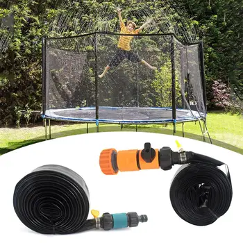 

Hot Summer Water Sprinkler Trampoline Sprinkler Outdoor Garden Water Games Toy Sprayer Home Backyard Game Water Park Accessories