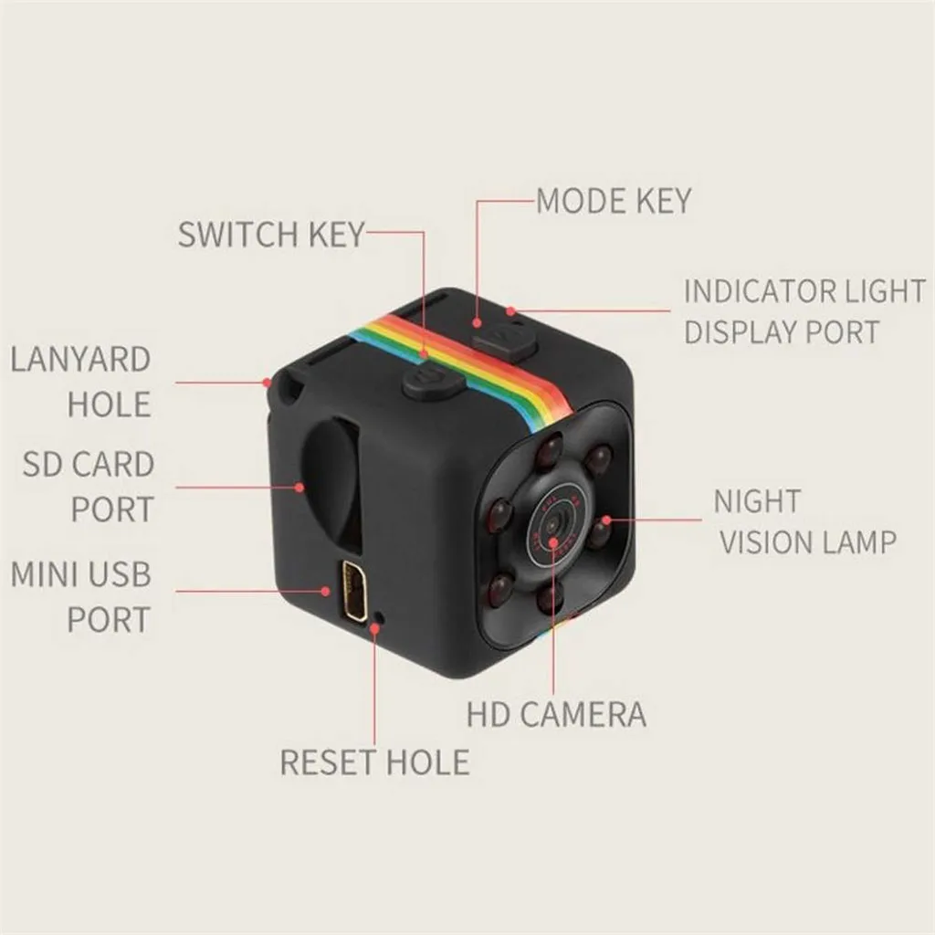 SQ11 Mini Camera Cam FHD 1080P small cam Sensor Night Vision Camcorder DVR Micro Camera Recorder Sport DV Video Camera sq 11