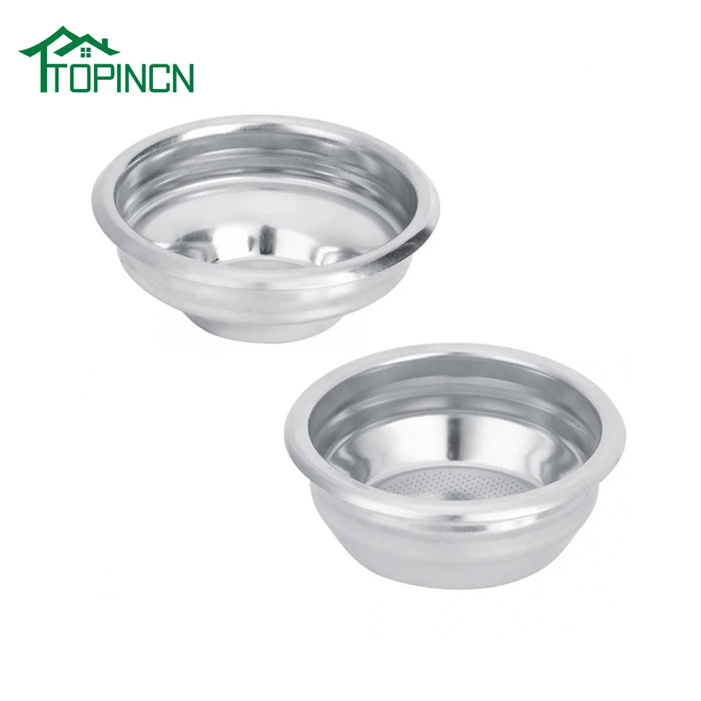 58mm Single//Double Porous Filter Bowl Basket Semi-Automatic Coffee Machine Bo Us