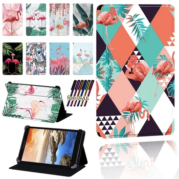 

Flamingo Pattern for Lenovo Tab 7" / 8" / 10" Thinkpad Tablet Scratch Resistant Dust-proof Foldable Protective Case Cover