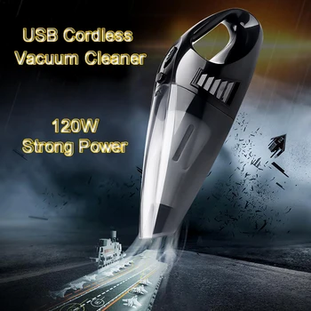 

12V 120W Wireless Car Vacuum Cleaner Portable Handheld Auto Vacuum Cleaner Robot for Car Interior & Home & Computer Cleaning