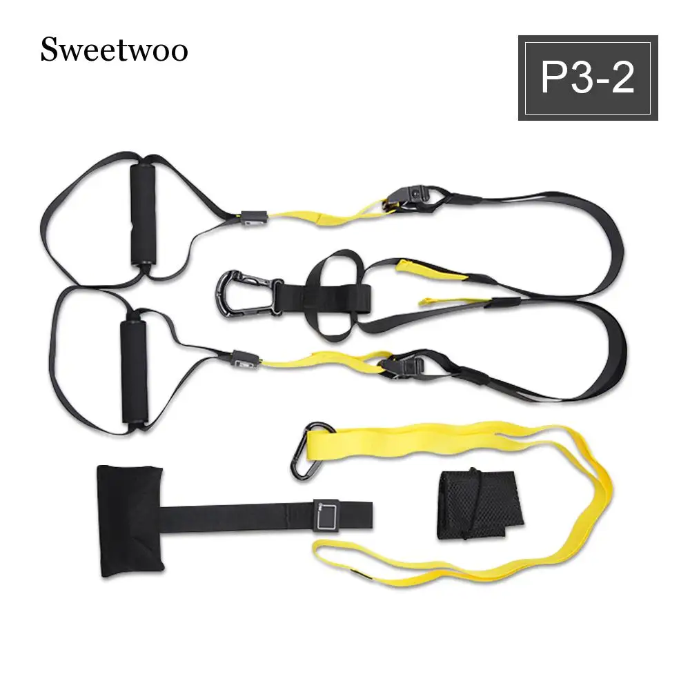 SWEETWOO Эспандеры, подвесной ремень, спортивный, тренажерный зал, тренировка, Фитнес Подвеска, упражнения, тяга, ремни, тренировочный, тренажерный зал