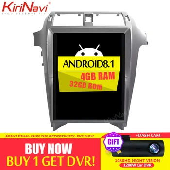 

KiriNavi 15" Vertical Screen Tesla Style 1 Din Android 8.1 Car Radio For Lexus GX400 460 Auto Gps Navigation Car Dvd Player 4G