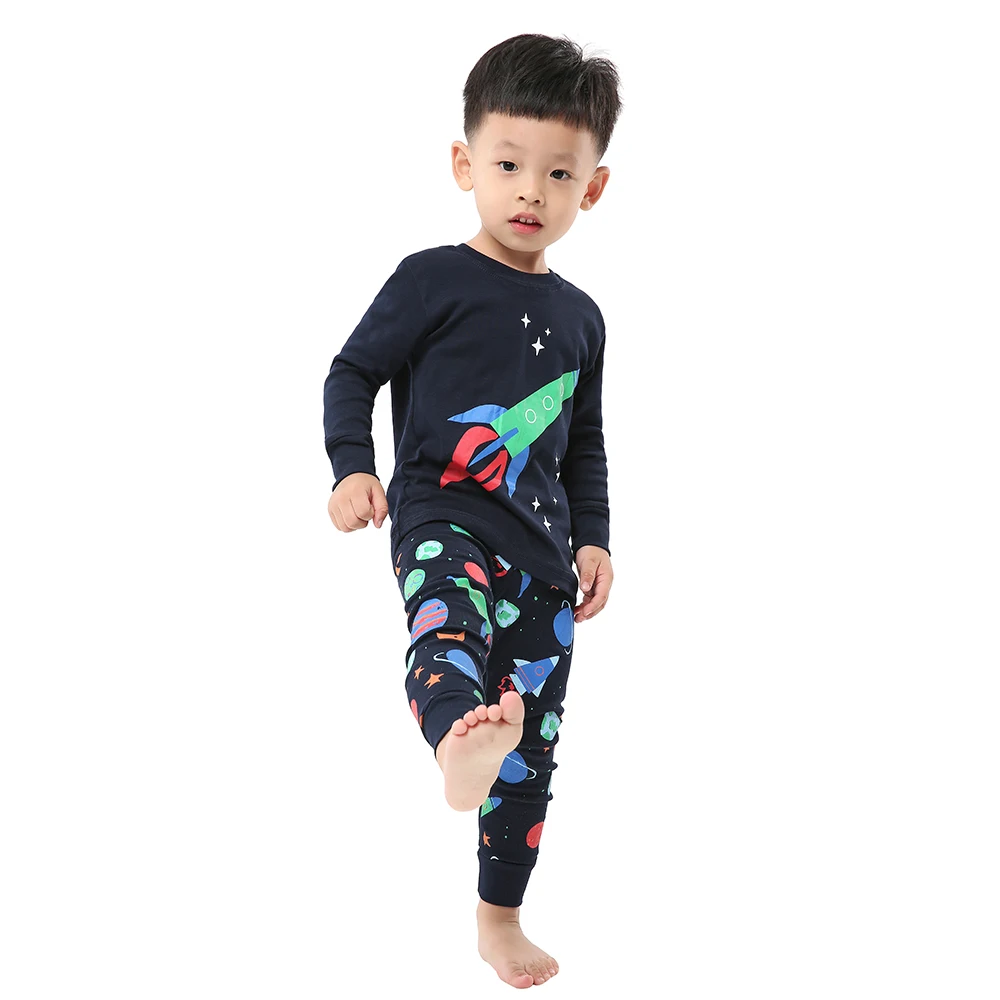 Kids Pajamas Set Kids Pajamas Pajama Sets Kids Clothing Set 100 Cotton Full Sleeve Cotton Boys Sleepwear Kids Airplane Pyjamas Children Baby Girls Pajamas Pijama Unicornio Infantil Pijamas