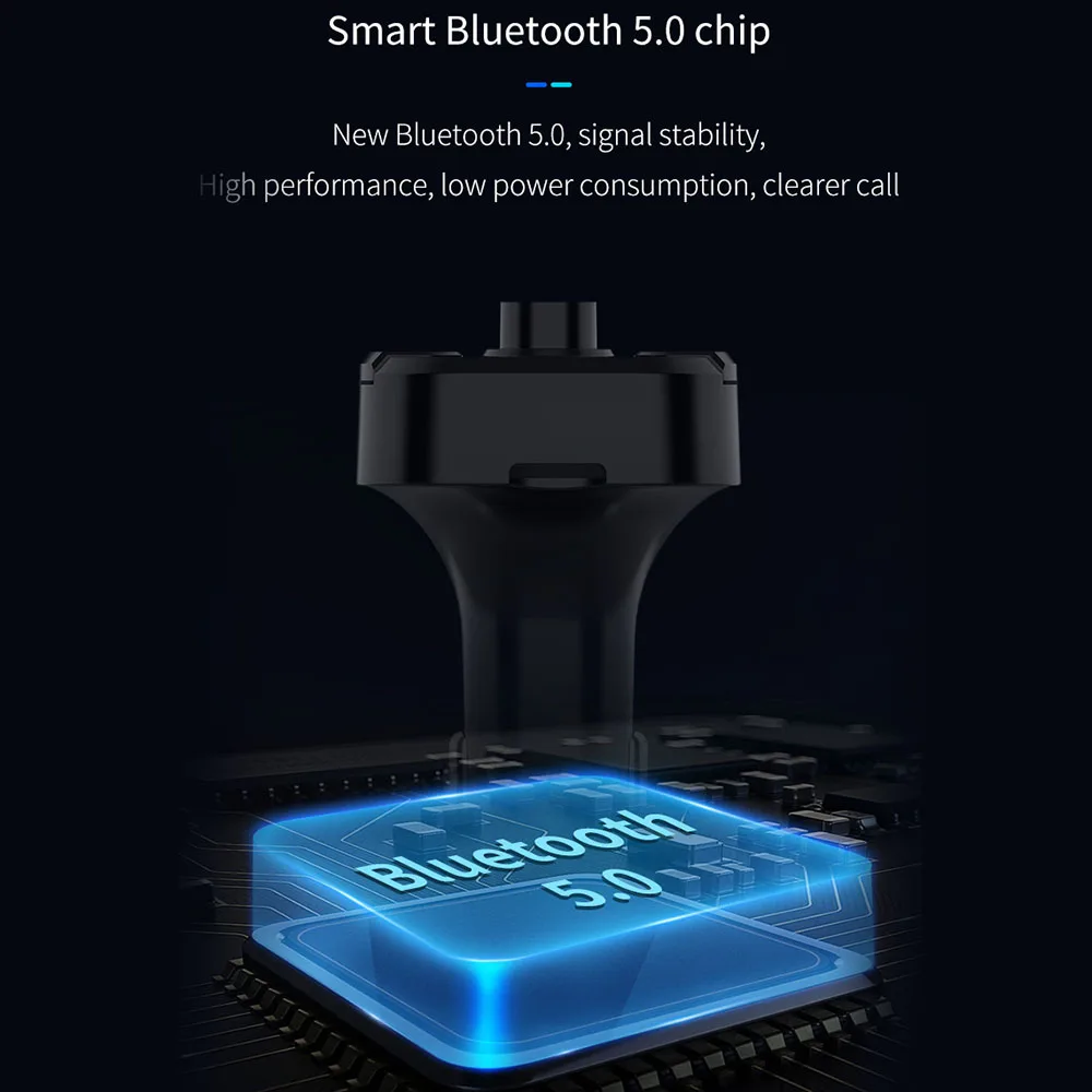 Автомобильный 12-24 В BT36B Bluetooth 5,0 автомобильный комплект MP3-плеер fm-передатчик с двойным USB зарядное устройство для устройства Handsfree музыкальный аудио приемник