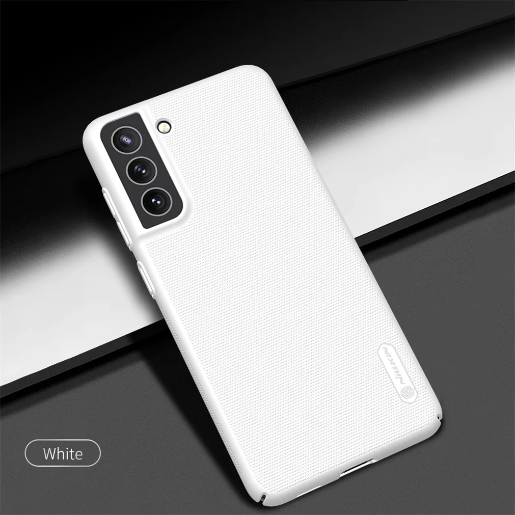 For Samsung Galaxy S21 FE 5G Case Nillkin Super Frosted Shield Hard PC Protector Back Cover For Samsung S21 Ultra S21 Plus 5G glass flip cover