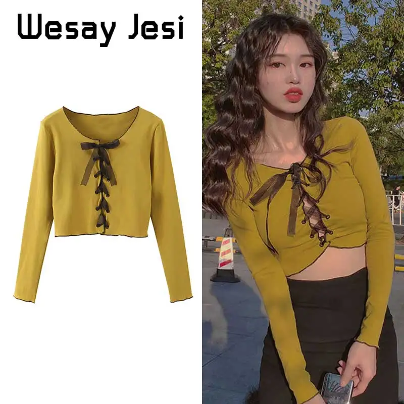

2019 Women clothes Autumn sweaters girl sexy Nightclub simple o neck basic knitted sweaters women chic pullovers tops