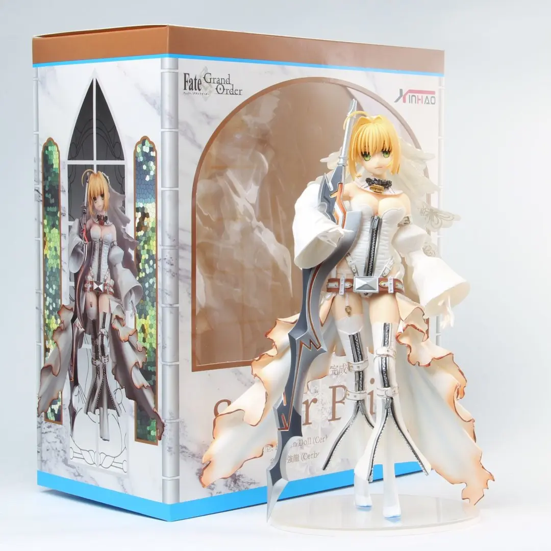 FGO Fate/Grand Order SABER 2-Order Сетчатое свадебное платье невесты красочное свадебное платье Nero Garage Kit