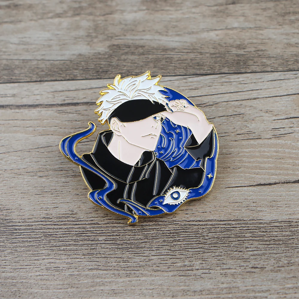 Cute Amano Pikamee Backpack Clothing Enamel Pin Badge Brooch