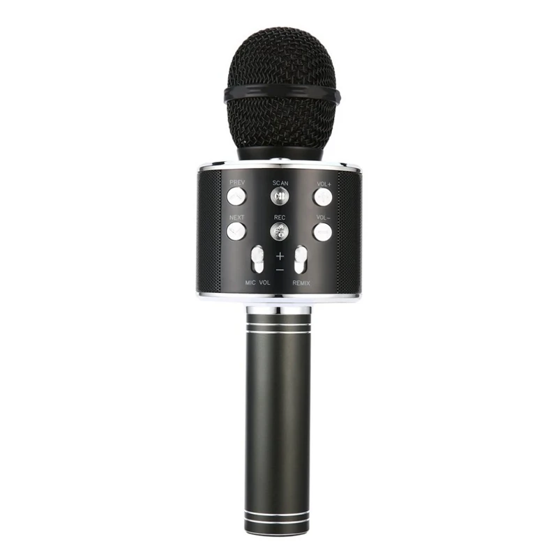 Portable Wireless Microphone Bluetooth Karaoke Home Mic Stereo Speaker Player USB Studio KTV Music Online | Электроника