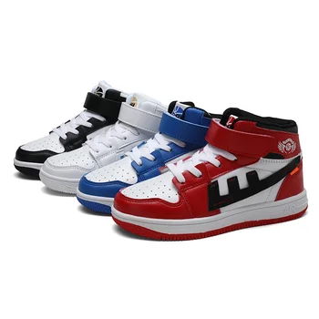 

Boys shoes children genuine leather sneakers star Kids Sports Shoes big boy Casual Boots Rubber Button sport shoes size30-40