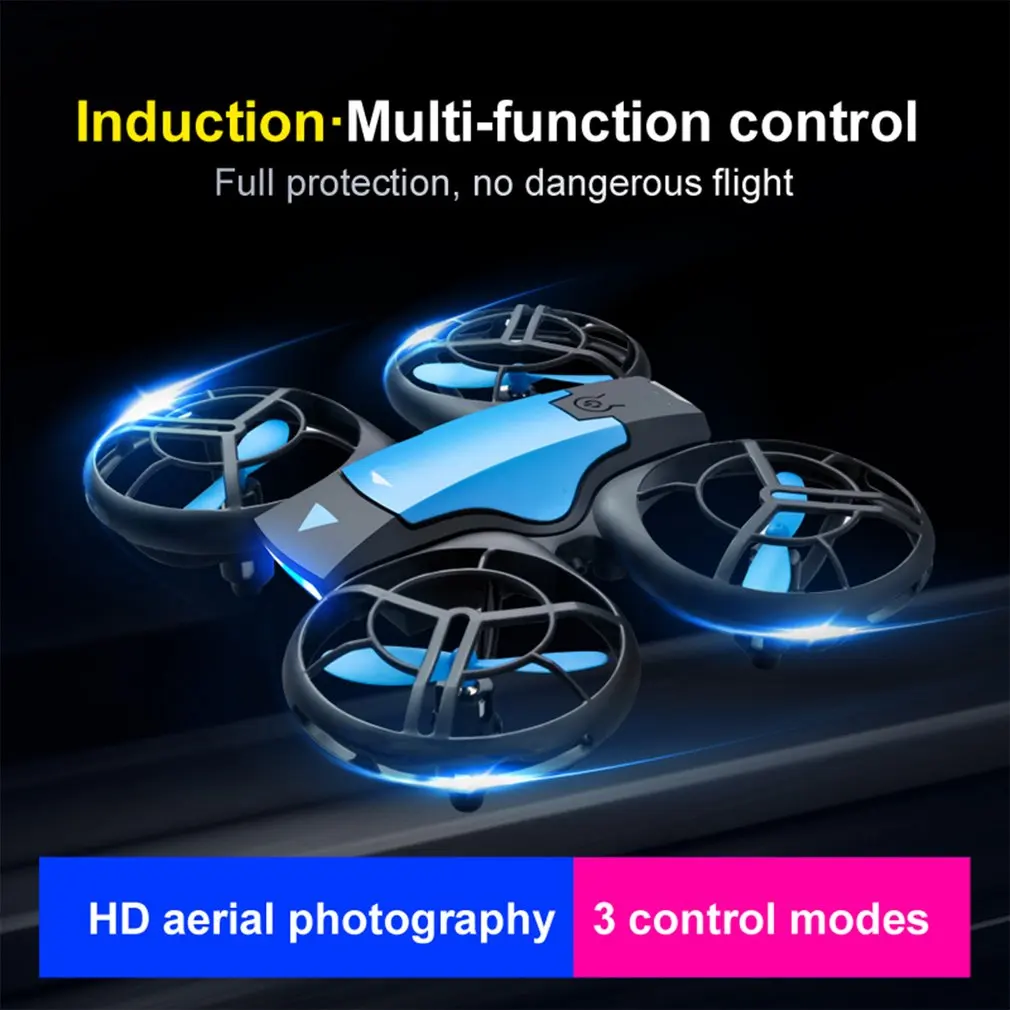 2021 NEW Quadcopter V8 drone 4k profesional 1080P 480P HD Camera WiFi Fpv Air Pressure Altitude Hold Black RC Drone Toy