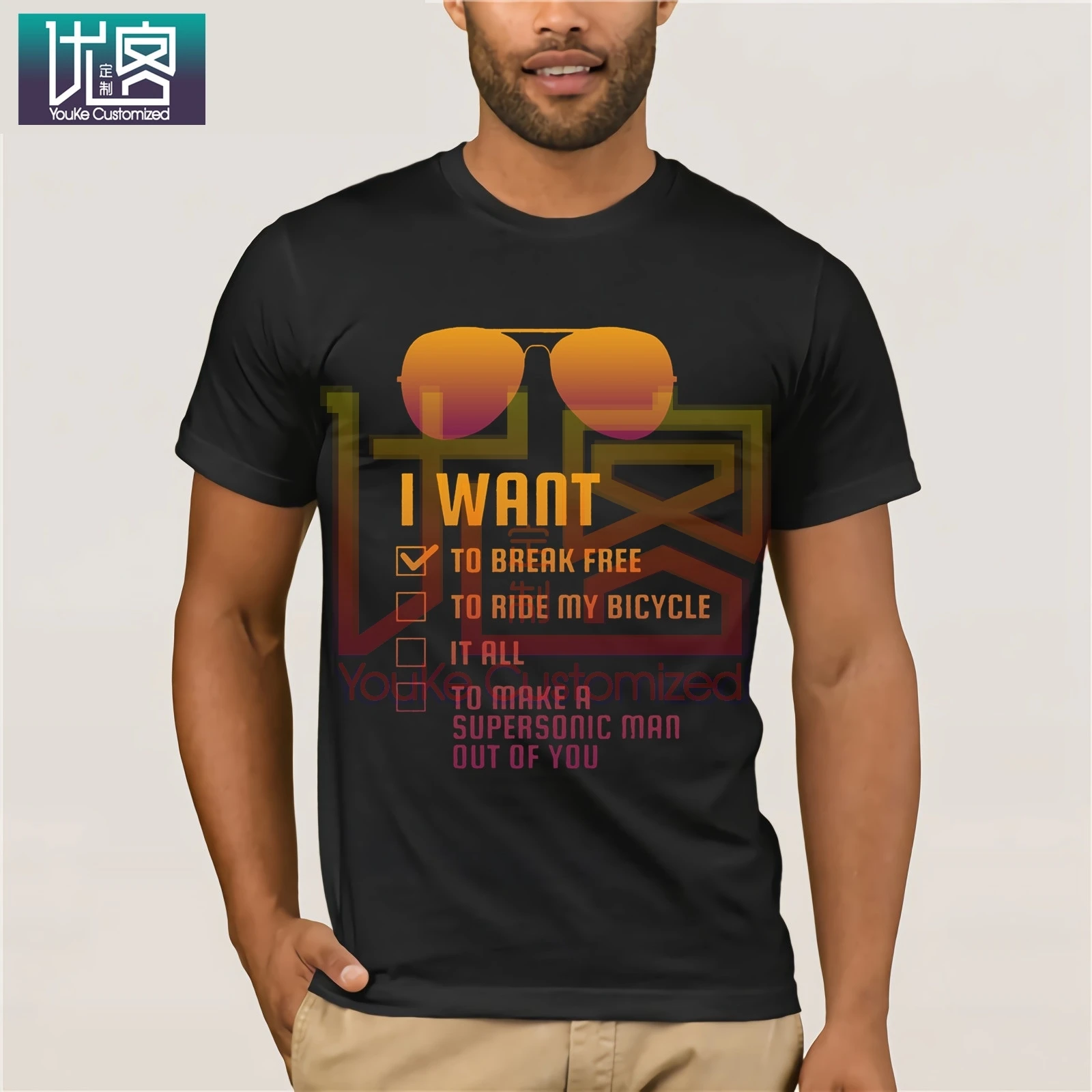 I Want To Break свободная футболка для мужчин футболки Queen Меркьюри Rock Band печатных