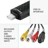 Vente chaude! Arrivée USB 2.0 Easycap Capture 4 canaux vidéo TV DVD VHS Audio Capture adaptateur carte TV vidéo DVR ► Photo 3/6