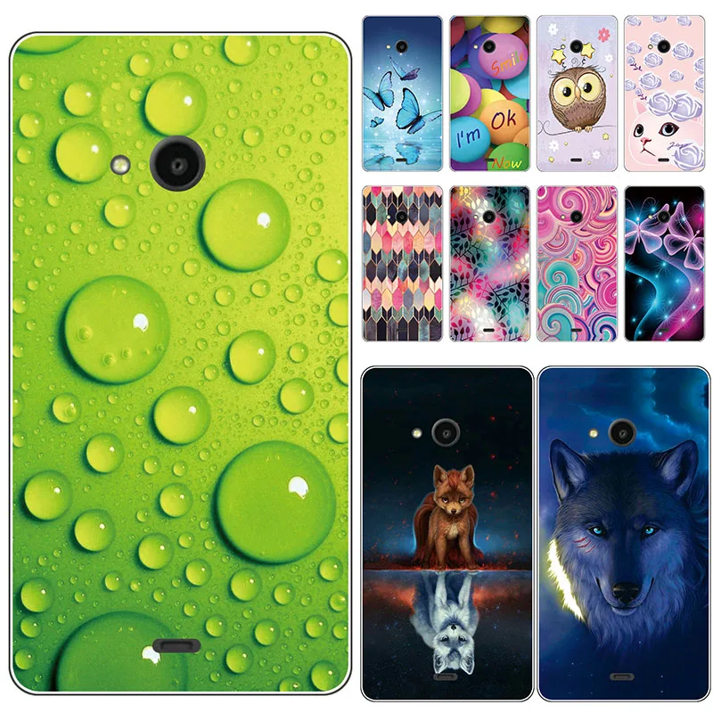 Custodia Per Microsoft Nokia Lumia 535 Cover Custodia Protettiva In Silicone Morbido Tpu Coque