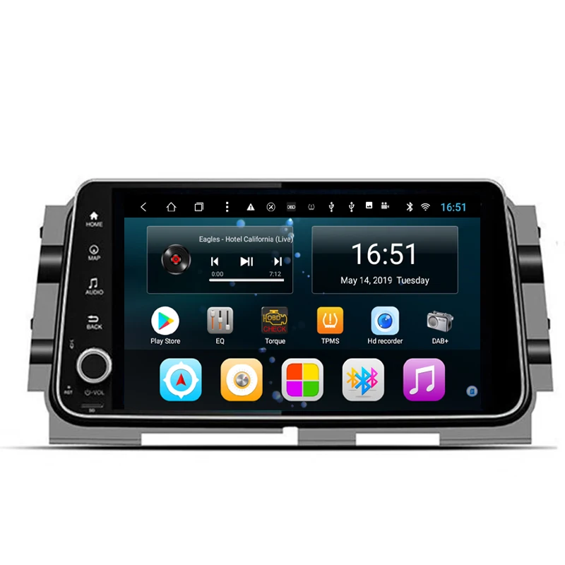 Автомобильный Встроенный Wi-Fi микрофон Точная gps-навигация mp3 mp4 RDS Bluetooth Авто Стерео для Nissan kicks 9 марта Android 8,1