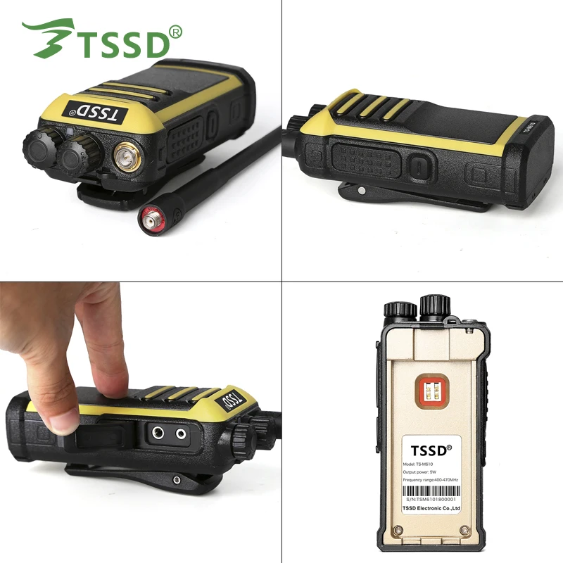Новый дизайн TSSD скрытый дисплей светодиодный UHF двухсторонний радиоприемник TS