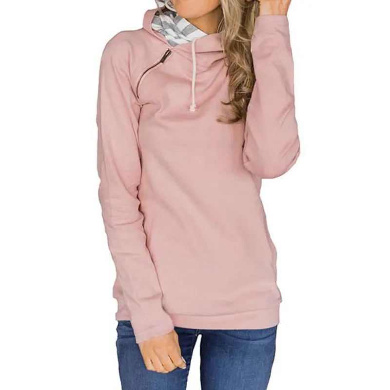 

2019 Autumn Hoodie Sweatshirt Women Womens Hoodies Pullover Sweatshirt Warm Sweatshirt Female Long Sleeve Sweatshirt Pink