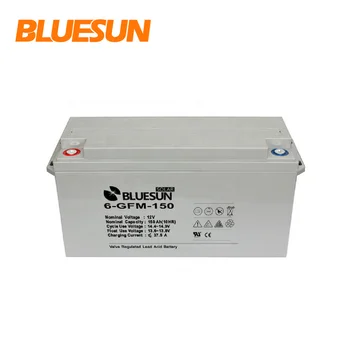 

Bluesun 2v 12v 24v 250ah GEL Deep Cycle Solar Battery for home solar power bank system
