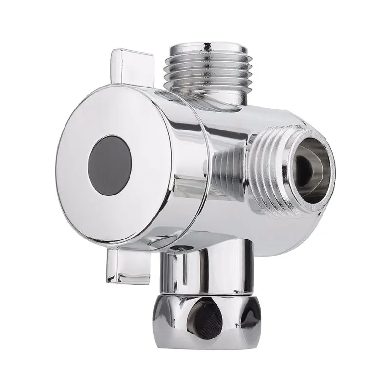 

1/2 inch 3 Way T-adapter Toilet Bidet Bath Shower Head Arm Mounted Diverter Valve