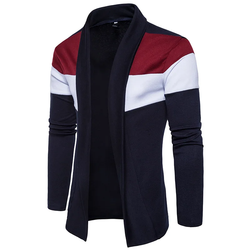 

Male Contract Color Sweater Men Fashion Thin Coats Pull Cardigan Men's Long Sleeve Knitwear Sweaters Jackets Tops