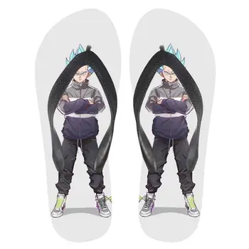 

Pattern custom Men Dragon Ball Super 3D Print Flip Flops Printing Summer Beach Slippers Soft Comfortable Home Flats Flipflops