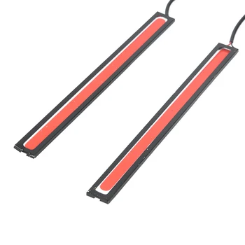 

Set Car LED Lights 17cm COB Strip RED Parts Waterproof Fog Lamp Driving