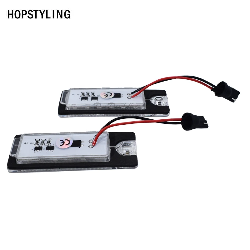 2шт 18smd автомобильный Стайлинг Ошибка Бесплатный светодиодный свет номерного знака для Volvo V70 II XC70 II S60 S80 XC90 Автомобильные задние лампы цифровой панели