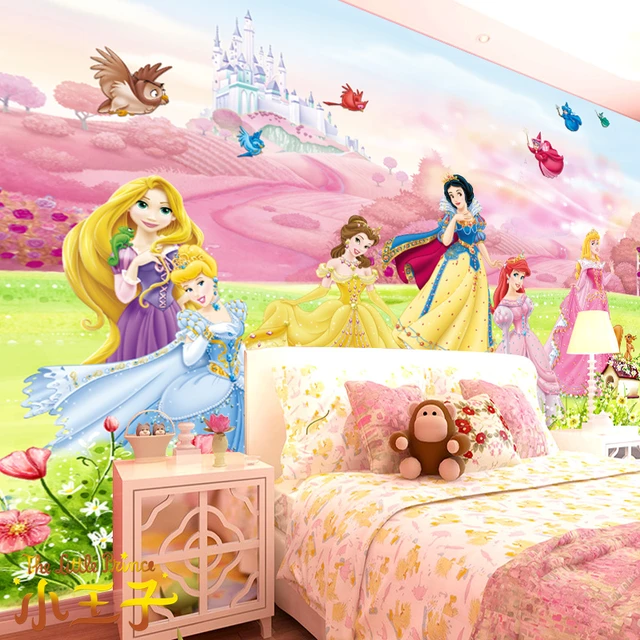 Custom Children Wall Paper Fairy Tale Castle Murals For Children's Bedroom  Wall Wallpaper Background 3d Pvc Vinyl Wallpaper - Wallpapers - AliExpress