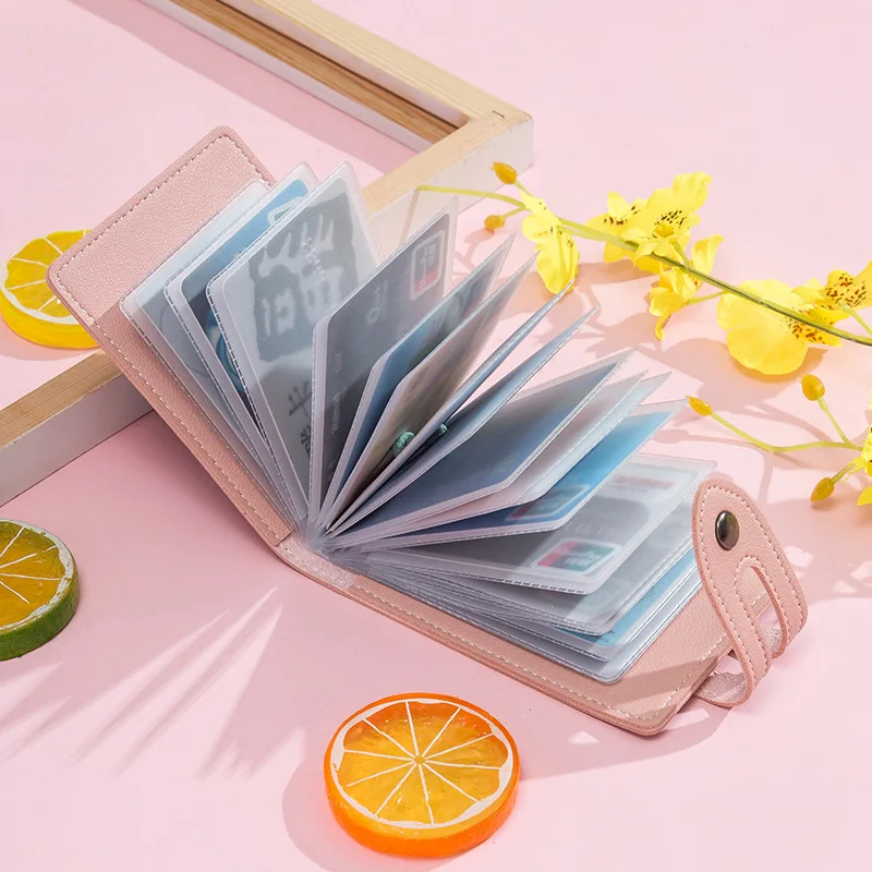 

2019 New Style LADY'S Small Card Package Korean-style Casual Card Bit More jia shi zheng bao Soft Leather Buckle Purse