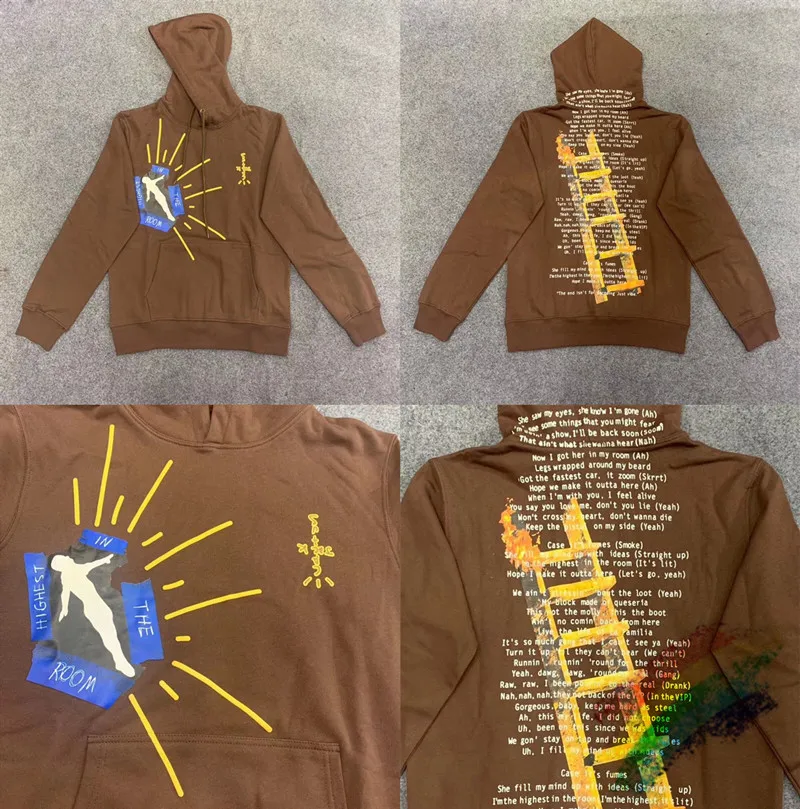 Travis Scott Highest In The Room cactus jack Astroworld Hoodie Women Men High Quality Fashion Mens Pullover Travis Scott Highest In The Room cactus jack Astroworld Hoodie Women Men High Quality Fashion Mens Pullover